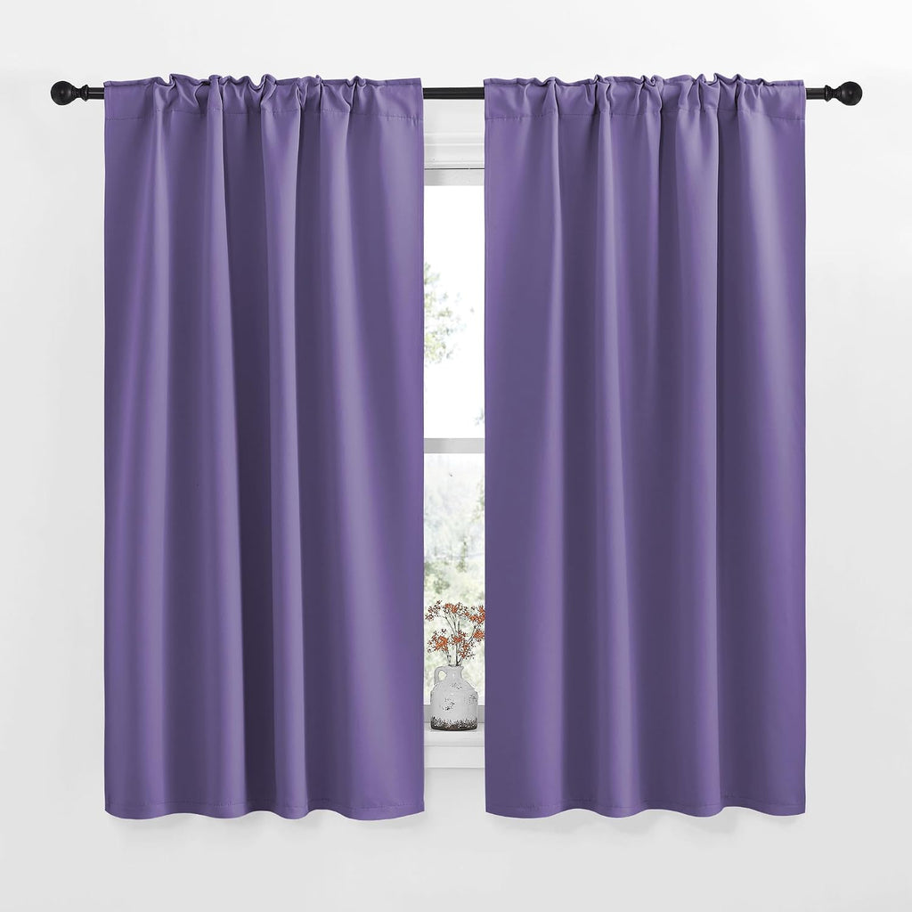 NICETOWN RV Curtains for Camper Windows - (Lilac Color) 42x50 Inch, 2 Panels Set, Thermal Insulated Room Darkening Blackout…