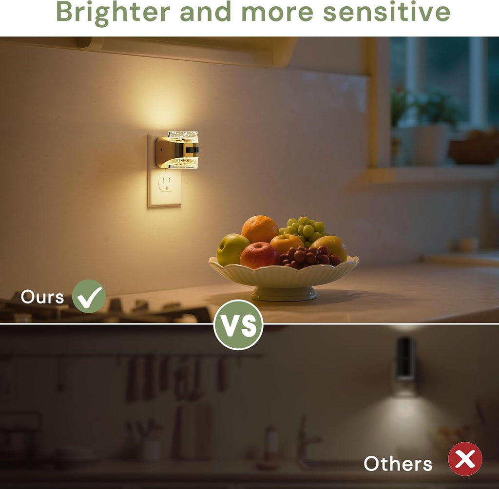 Llohasled L LOHAS LED Motion Sensor Night Light,5CCT Color Temperature Change Night-Light, Dimmable Night Lights Plug into Wall, Acrylic Bub…