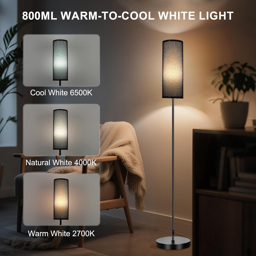 FRIDEKO HOME Floor Lamp, Color Changing Ambient Lighting for Living Room Bedroom, Standing Lamp with App & Remote Control, Tall Corner…