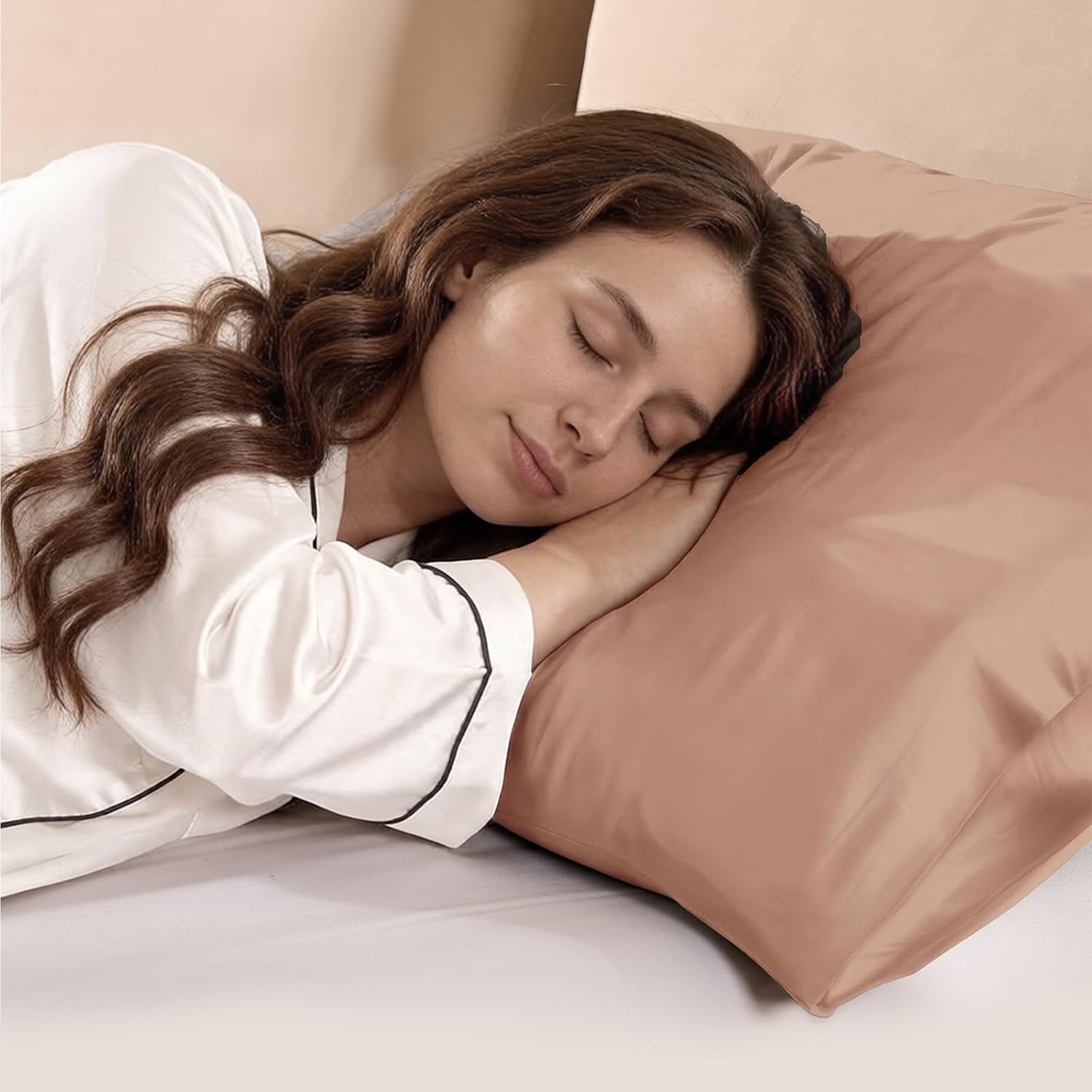 Surefit Washed Ultra-Chill Cooling Pillowcase Set of 2 for Hot Sleepers, Crisp and Silky Pillow Cover with Envelope Closure, King…