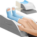 TranquilRelax TranquilRelax Elevation Pillows for Leg After Surgery, Memory Foam Adjustable Wedge Pillow for Injury or Rest, Ankle P…