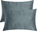 StangH Nursery Stone Blue Velvet Pillowcase Bed Pillow Cover for Hair and Skin, Queen Size 20 x 30 inches Set of 2, Luxury Warm Pillow Cove…