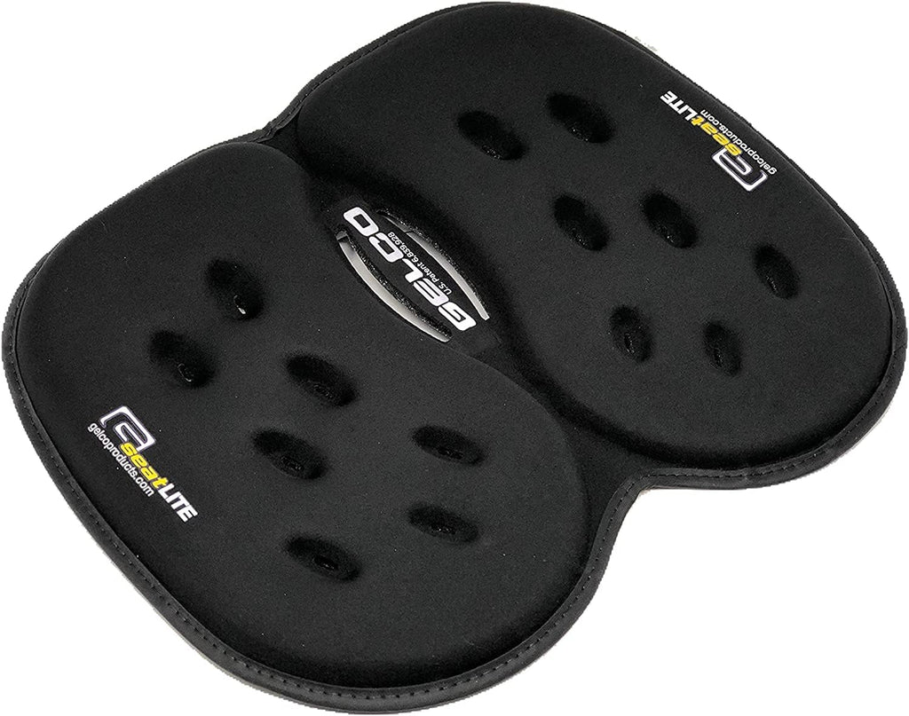 GSeat Lite Travel Gel and Foam Cushion - for Back Pain, Sciatica, Pressure Relief, and Tailbone Discomfort - Promotes Healthy Posture…