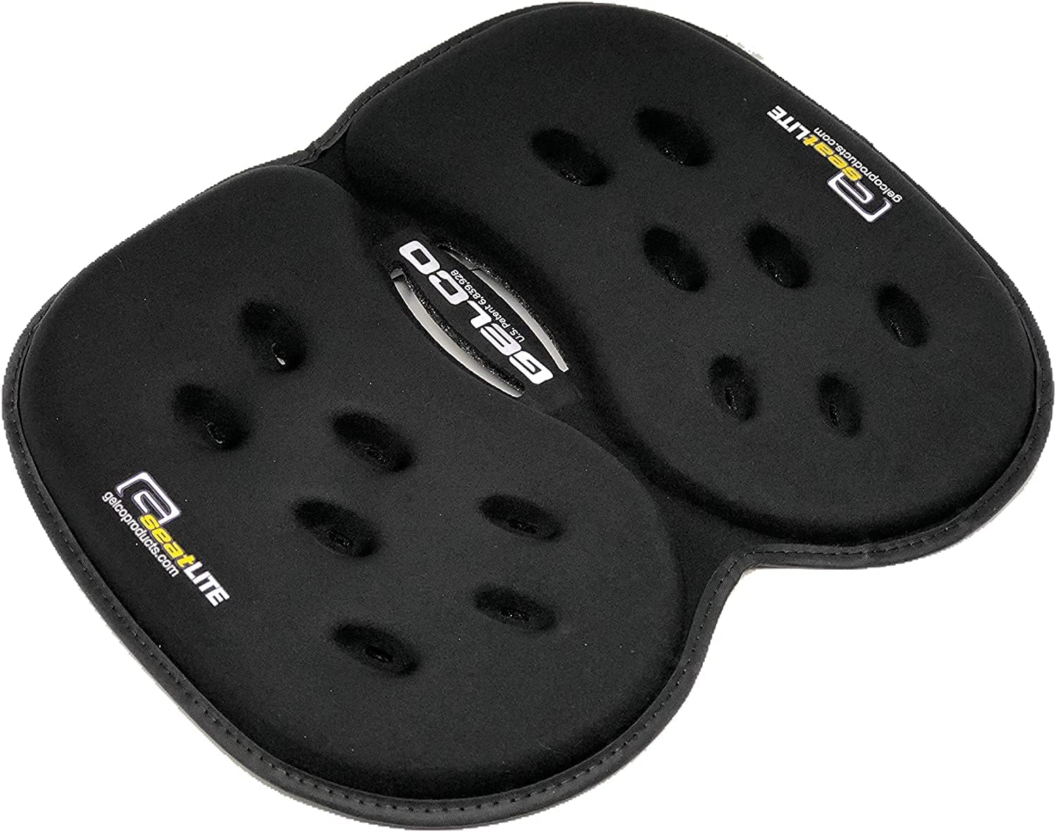 GSeat Lite Travel Gel and Foam Cushion - for Back Pain, Sciatica, Pressure Relief, and Tailbone Discomfort - Promotes Healthy Posture…