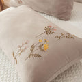 Moveover Taupe Body Pillow Cover Flower Pillow Covers 20x54 Body Pillow Cover Soft Washed Microfiber Long Pillow Cases Girls Women Pink Yel…