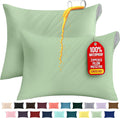 Utopiabedding Utopia Bedding 100% Waterproof Pillow Protectors with Zipper Queen Size (Set of 2), Bed Bug and Dust Mite Proof Zippered Pill…