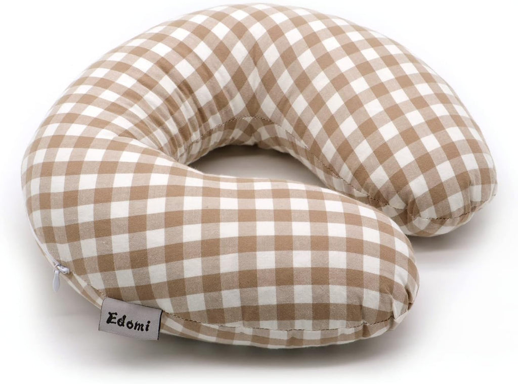 Edomi Buckwheat Neck Pillow, Comfortable U Shaped Travel Pillow Portable Pillow for Sleeping Recliner Chair Washable Pillowcase Buckwheat H…