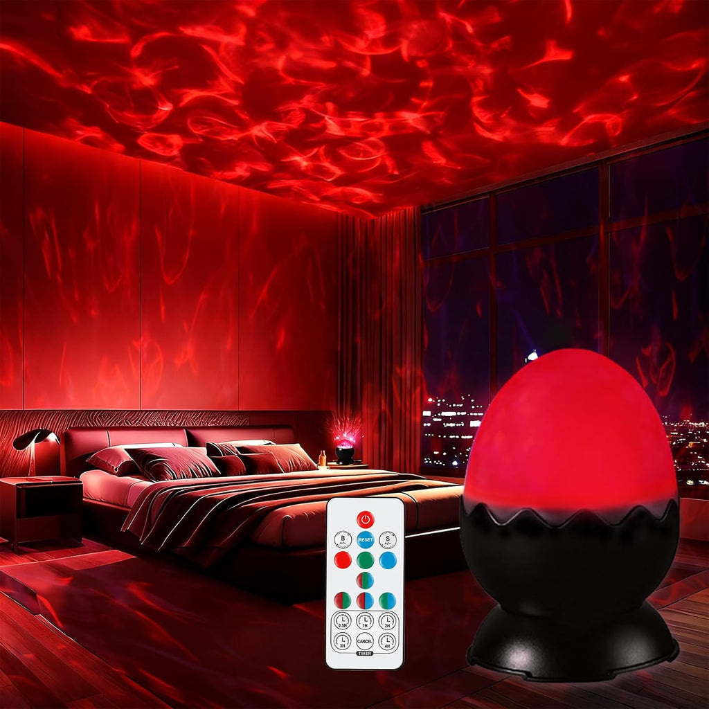 UweSmartLightingHouse Red Night Light, 2-in-1 Galaxy Projector, Light relaxation Lamp, Light Projector, 670nm Red Light for Bedroom, Gift…