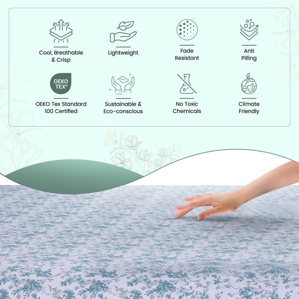 Featherstitchnewyork Feather & Stitch Softest 100% Cotton Sheets, 300 Thread Count Percale Weave Bedding, 16" Deep Pocket, Cooling Sheets,…