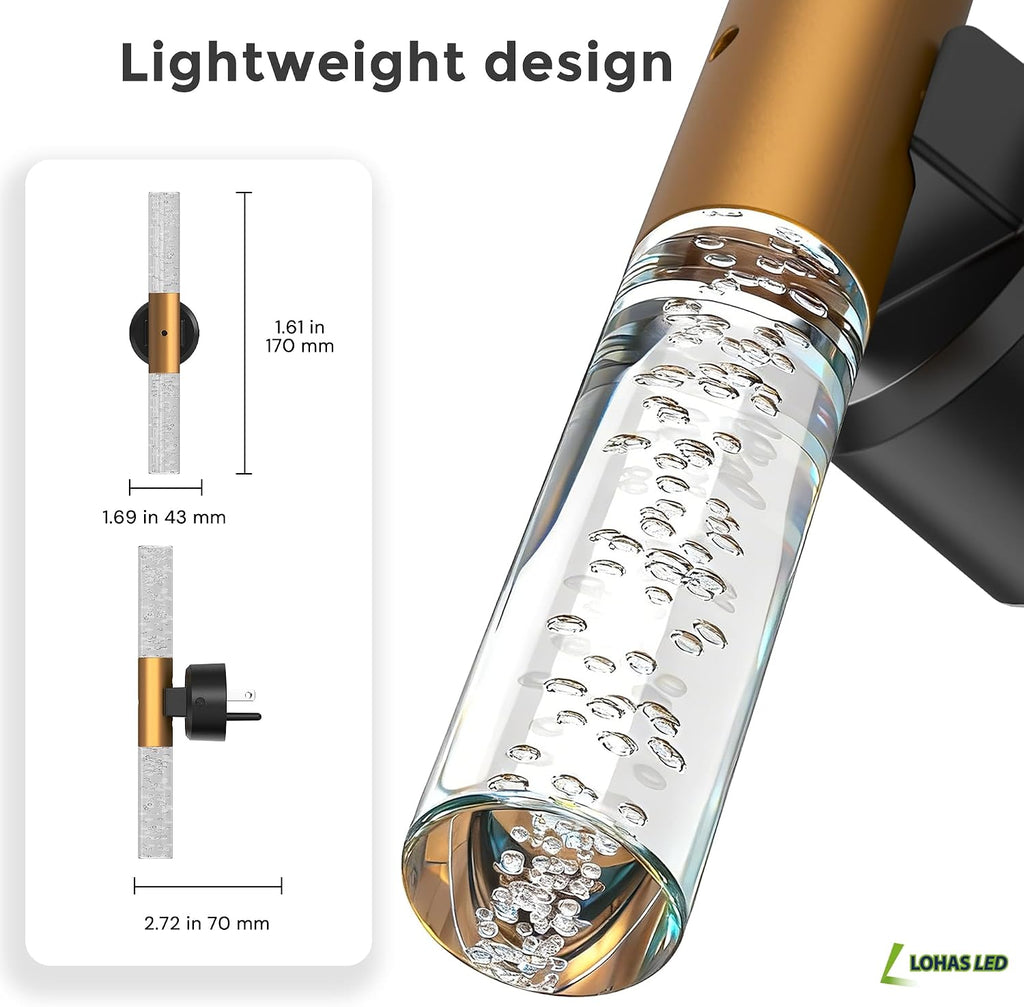 L LOHAS LED Night Light, Rotating Night Lights Plug into Wall, Light Sensor, Soft White 3 Level Dimmable LED Nightlight Plug in, Acrylic…