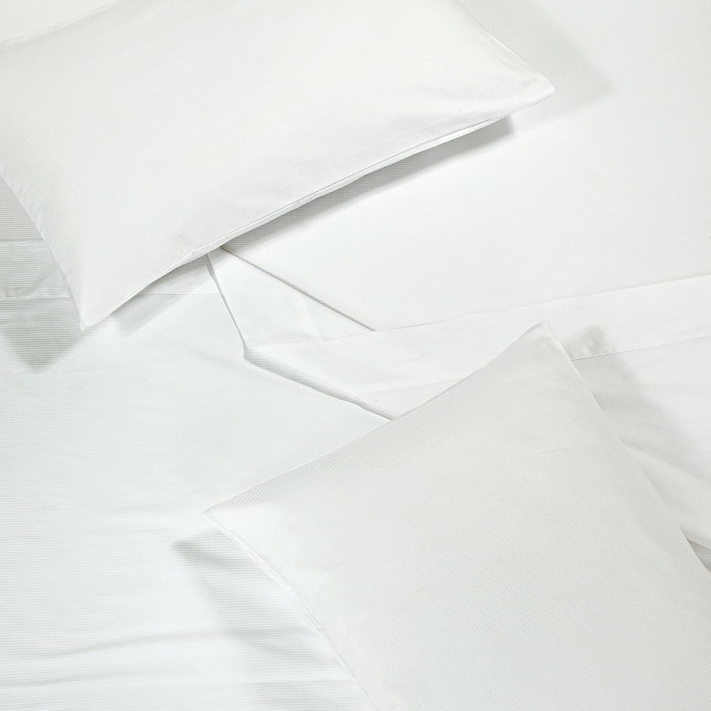 Royalelinens ROYALE LINENS 300 Thread Count 100% Long Staple Combed Cotton Striped Sheet Set - 3 Piece Twin Bed Sheets - 1 Fitted, 1 Flat &…