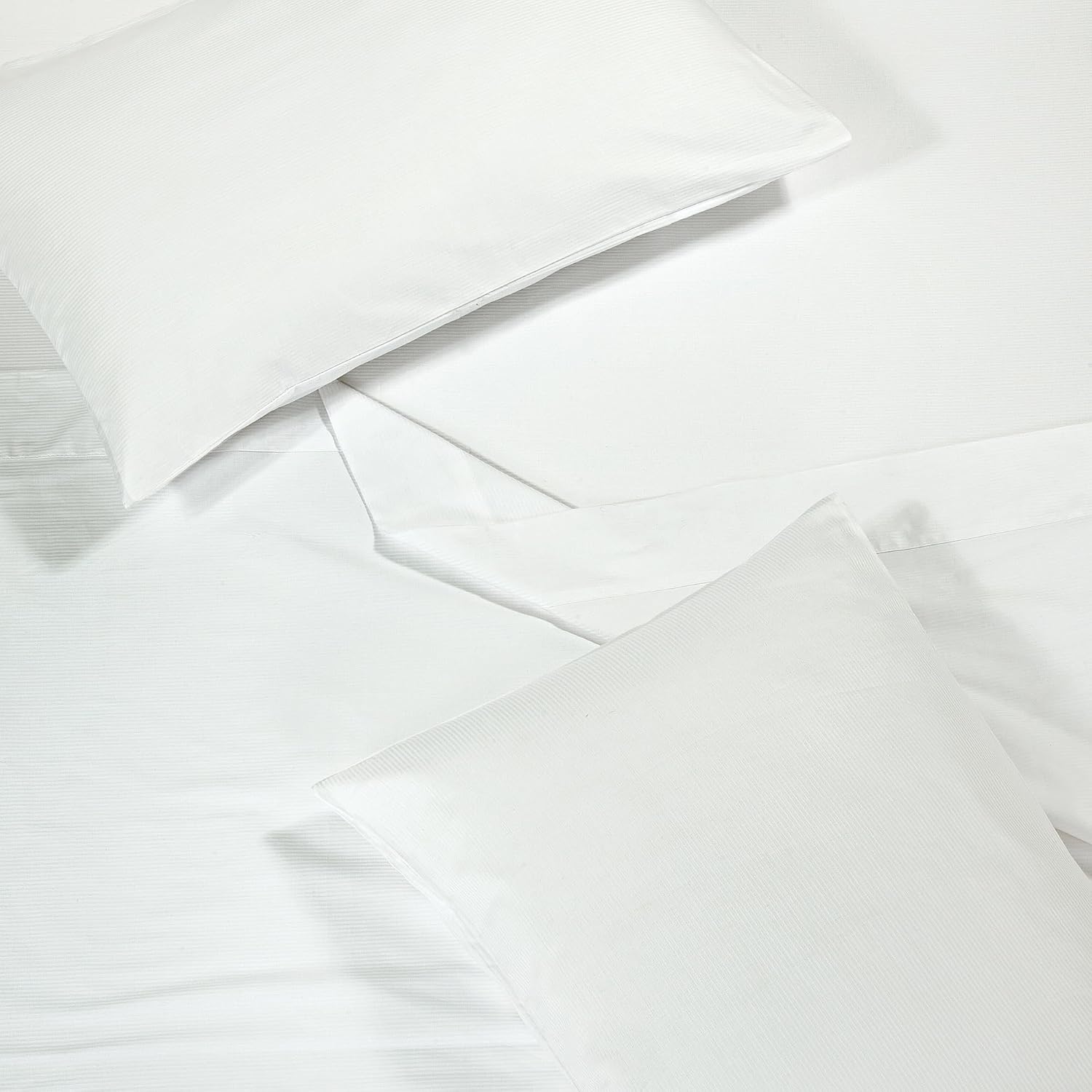 Royalelinens Royale Linens 300 Thread Count 100% Long Staple Combed Cotton Stripe Sheet Set - 4 Piece Queen Bed Sheets - 1 Fitted, 1 Flat &…