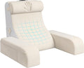 ElevateYourHome, EnhanceEver Homkdom Reading Pillow for Sitting in Bed Adult, 20" Back Pillow for Bed Sitting up with Armrests & Sto…