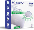 Queen Size Waterproof Bamboo Pillow Protector by Slumberfy - Premium Pillow Cases with Allergy Protection - Natural & Breathable Jacquard…