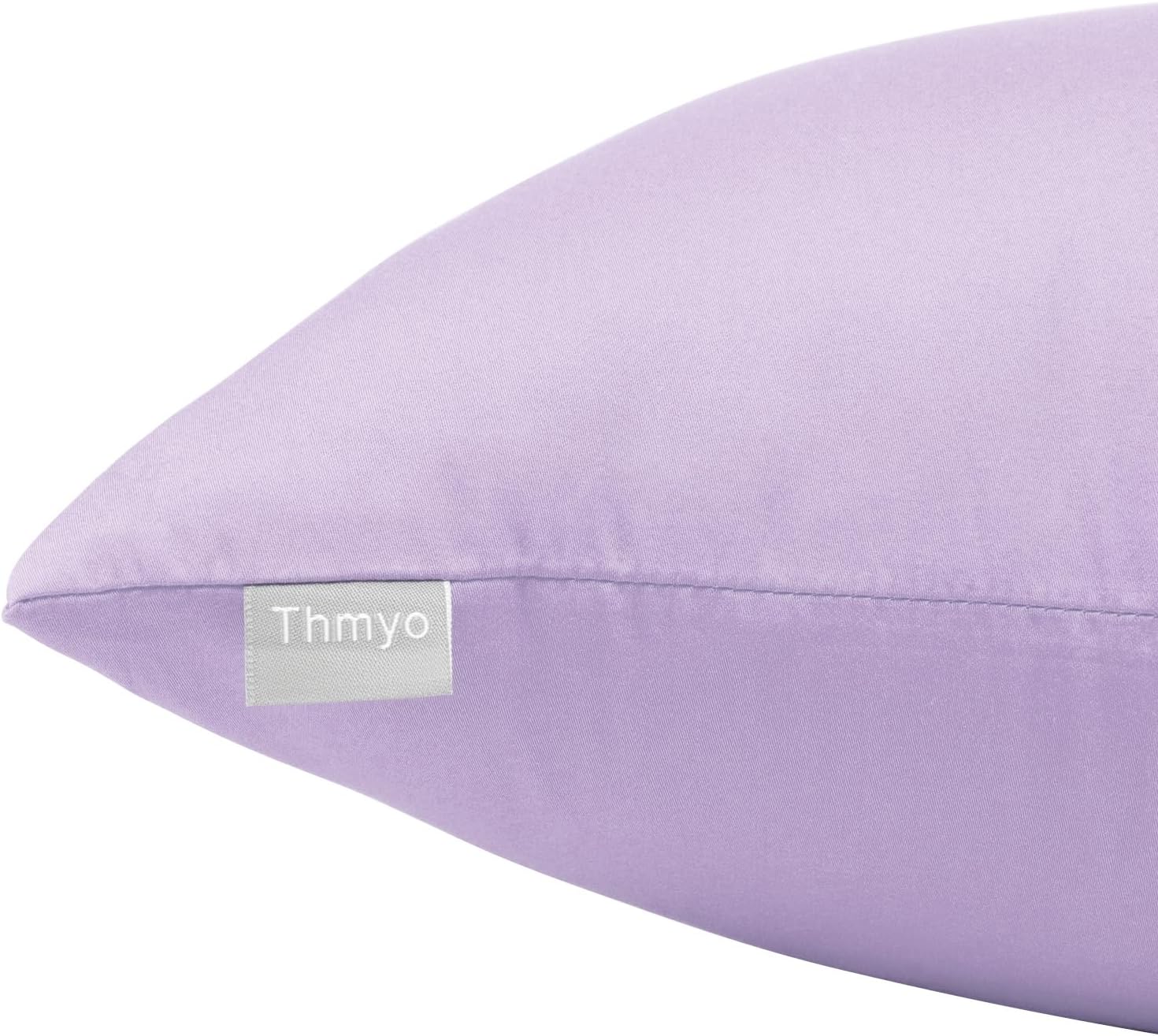 Thmyo 4-Pack 100% Cotton Comfortable Solid Decorative Throw Pillow Case Square Cushion Cover Pillowcase Sublimation Blank Pillow Covers DIY…