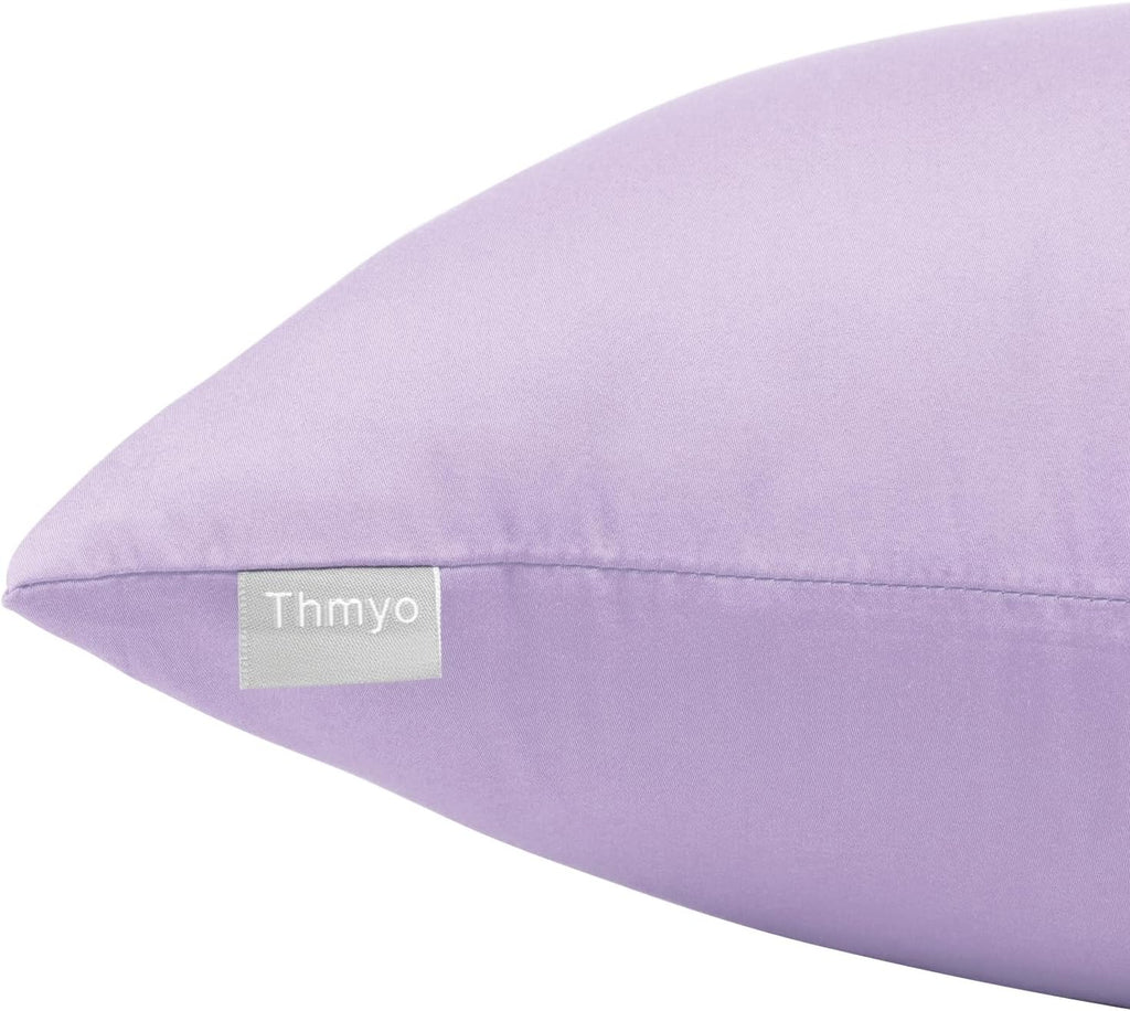 Thmyo 4-Pack 100% Cotton Comfortable Solid Decorative Throw Pillow Case Square Cushion Cover Pillowcase Sublimation Blank Pillow Covers DIY…