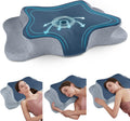 CHxxy Cervical Neck Pillow for Sleeping, Memory Foam Pillows, Ergonomic Side Sleeper Pillows, Cooling Orthopedic Neck Support Pillow for Ba…