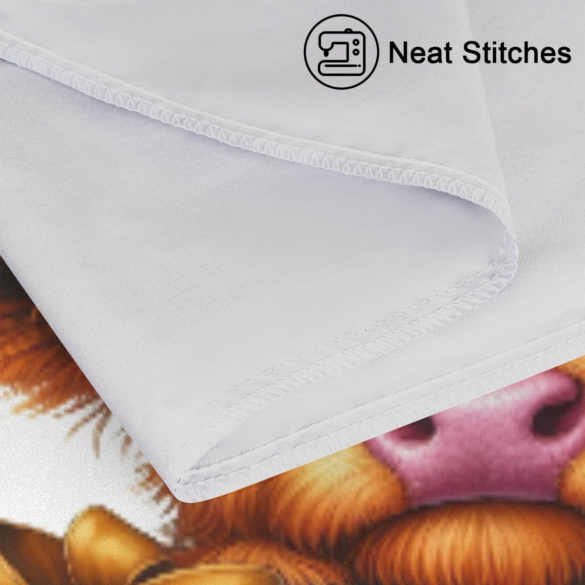 Satin Pillowcase for Hair and Skin Pumpkin Alpine Cattle Stripes Soft Silk Pillow Case with Envelope Closure Cooling Pillow Cases Slip…