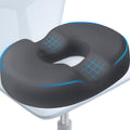 BlissTrends Donut Pillow Seat Cushion, Donut Chair Cushions for Postpartum Pregnancy & Hemorrhoids, Tailbone Cushion, Memory Foam Lifting C…