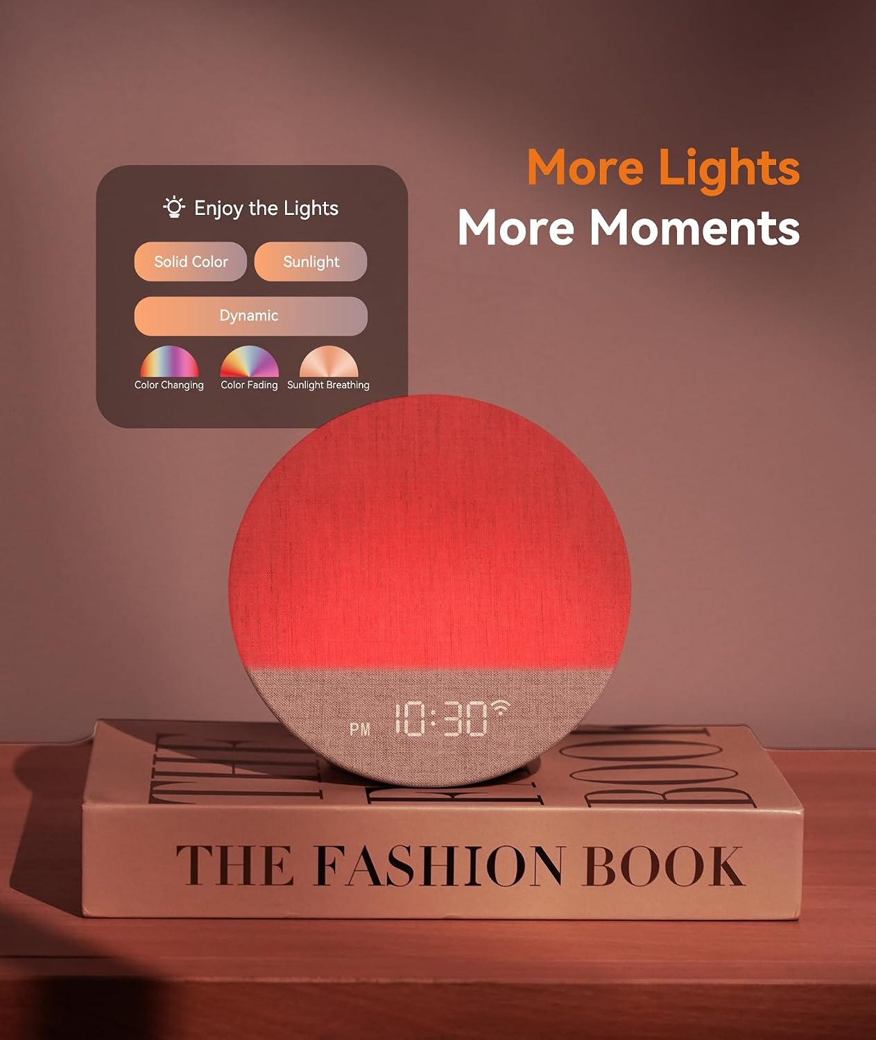 Dreamegg Sunrise 1+ Sound Machine, Sunrise Alarm Clock, Night Light, APP Control, Sleep Routines, Favorites Mode, 34 Soothing Sounds…