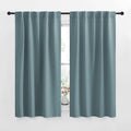 NICETOWN Window Treatment Curtains Room Darkening Drapes - (Greyish Blue Color) 42 Width X 50 Drop Each Panel, 2 Panels Set, Curtains and…