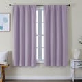 Simplebrand Ava Lilac Blackout Curtains for Bedroom 63 Inch Length 2 Panels Set, Nursery Thermal Insulated Energy Saving Rod Pocket Window…