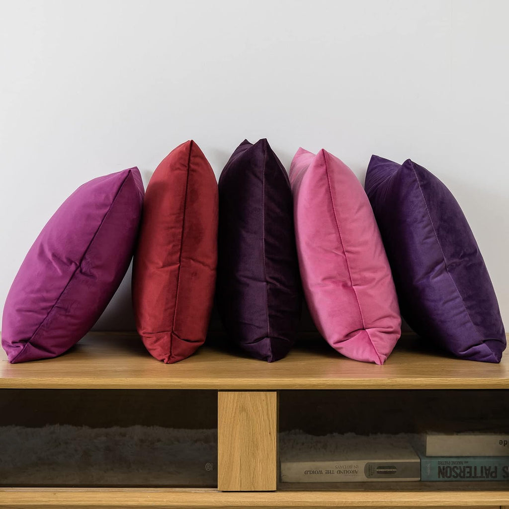 JUSPURBET Decorative Pillow Covers Set of 2 Velvet Throw Pillow Covers for Couch Sofa Bed Soft Lumbar Cushion Covers with Hidden Zipper…