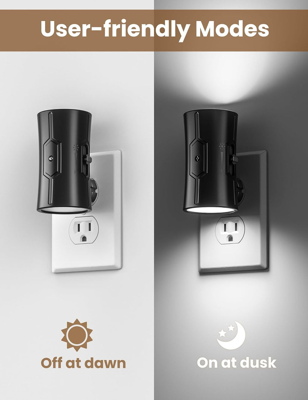 Sujeet LED Night Lights Plug into wall, Bright Night Light, Dusk to Dawn Sensor, White Night Light, 0-100LM Adjustable Brightness, Dimmable…