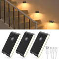 Willed Rechargeable Night Light, Wireless Stair Lights Indoor, Warm White Motion Sensor Light Indoor, Stick-Anywhere, Battery Powered Night…