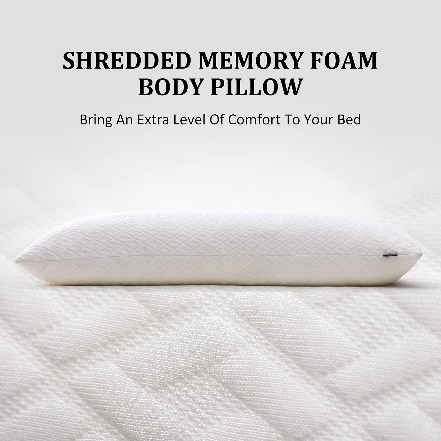 BasicBeyond Basic Beyond Memory Foam Pillows - Long Body Pillows for Adults, 20x54, Side & Back Sleepers 1 Count