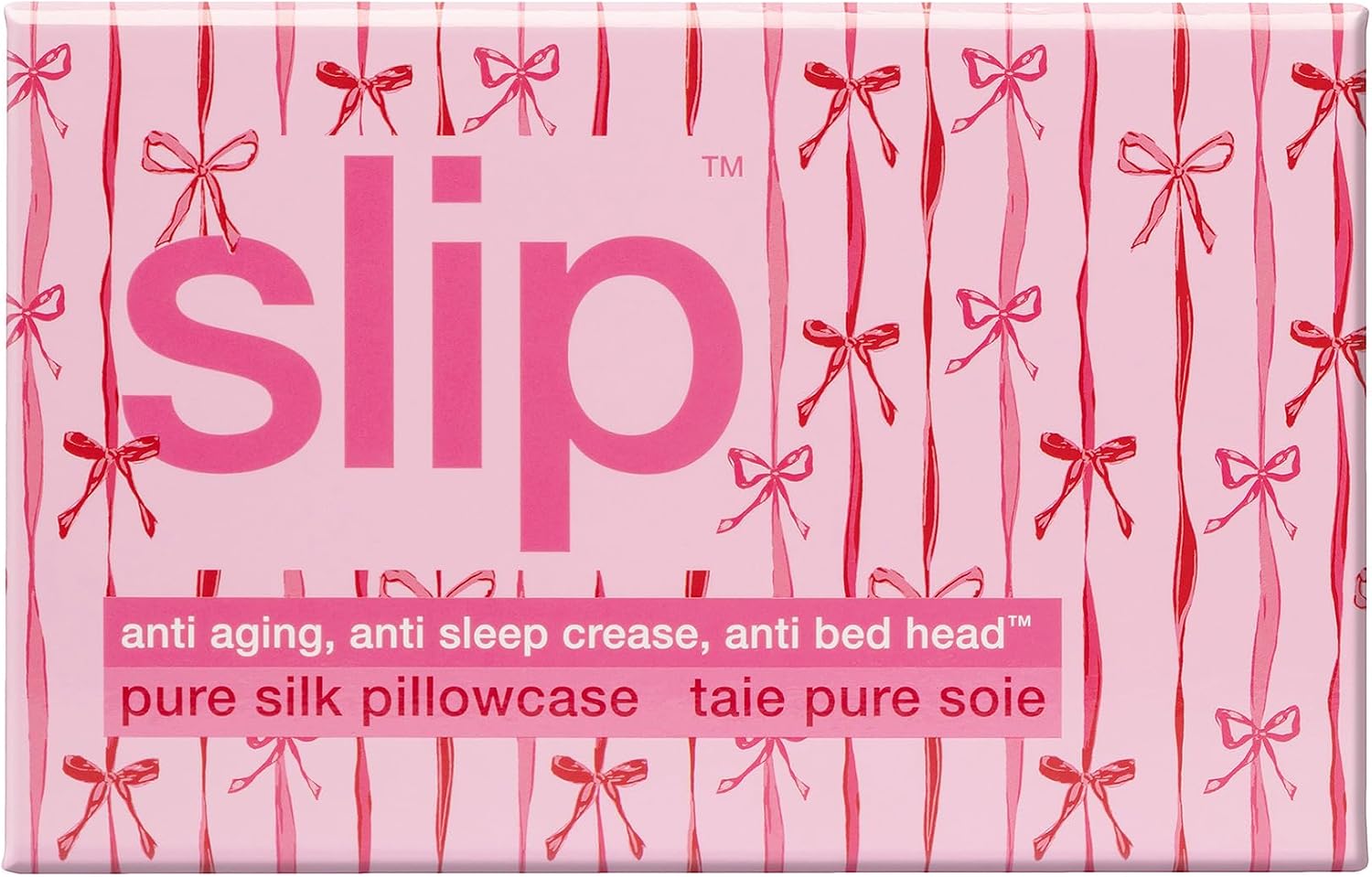 slip Queen Silk Pillowcase – Strawberry Cupcake Limited Edition with Piping – Anti-Frizz, Anti-Crease, Anti-BedHead – 100% Pure Mulberry…