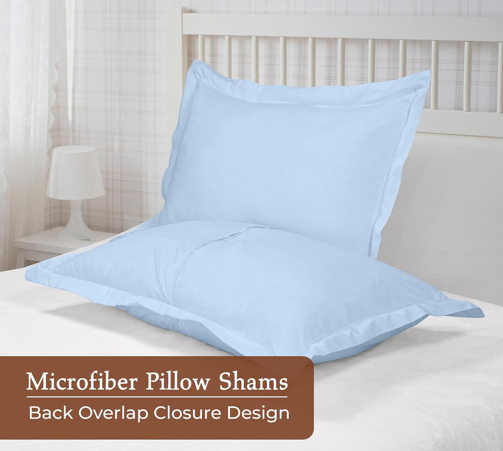 Royalelinens Royale Linens Pillow Shams 2 Pack King Size 20x36 Inch - Brushed 1800 Microfiber - Bed Pillow Shams, Wrinkle Resistant Super S…