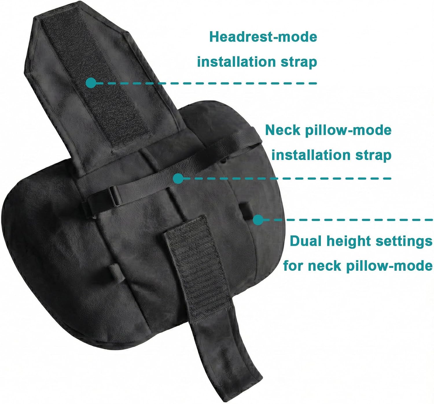 WELBRIT 2PCS Car Pillow for Car Neck Pillow for Driving Seat Neck Support Soft Cushion Back Support Head-Rests for Vehicle Sleeping…