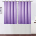 Lemomo Lavender Blackout Curtains 52 x 54 Inch Length/Set of 2 Curtain Panels/Thermal Insulated Room Darkening Blackout Curtains for Bedroo…