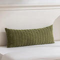 Fancy Homi Decorative Throw Pillow Covers for Bed Couch Bedroom Bench, Soft Corduroy Solid Pillow Case, Rustic Farmhouse Boho Room…