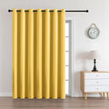 CUCRAF Custom Lemon Blackout Curtains 1 Panel Set, Thermal Insulated Grommet Room Darkening Curtain for Living Room Bedroom, Light…