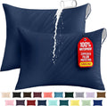 Utopiabedding Utopia Bedding 100% Waterproof Pillow Protectors with Zipper King Size (Set of 2), Bed Bug and Dust Mite Proof Zippered Pillo…