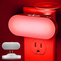 DORESshop Red Night Light, Auto On/Off, 0-100 LM Adjustable Brightness, Dimmable Plug Into Wall Light Sensor Night Light for Kids Room…