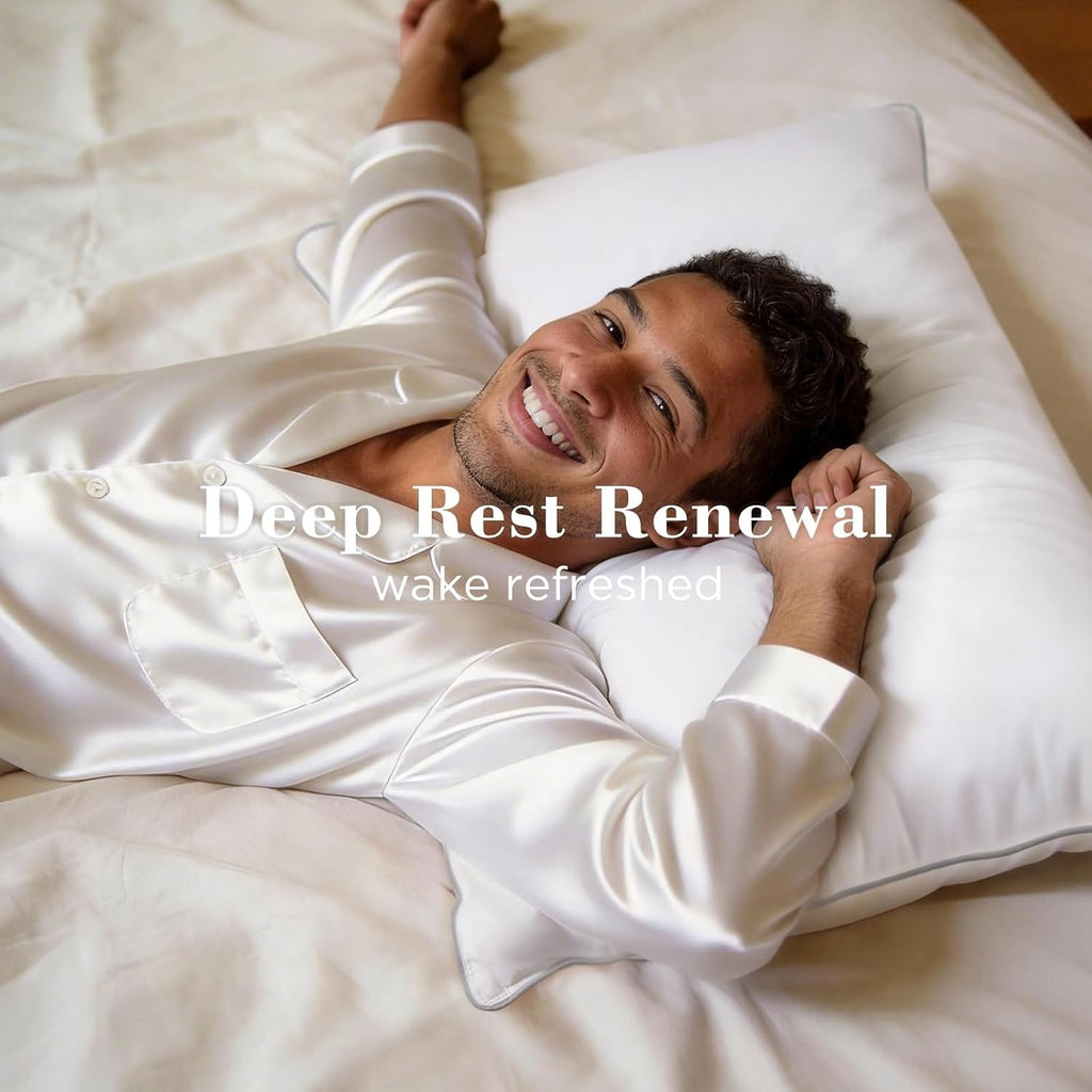 Viewstar Bed Pillows King Size Set of 2, Hotel Collection Down Alternative Pillows for Side, Back or Stomach Sleepers, Stable Neck Support,…