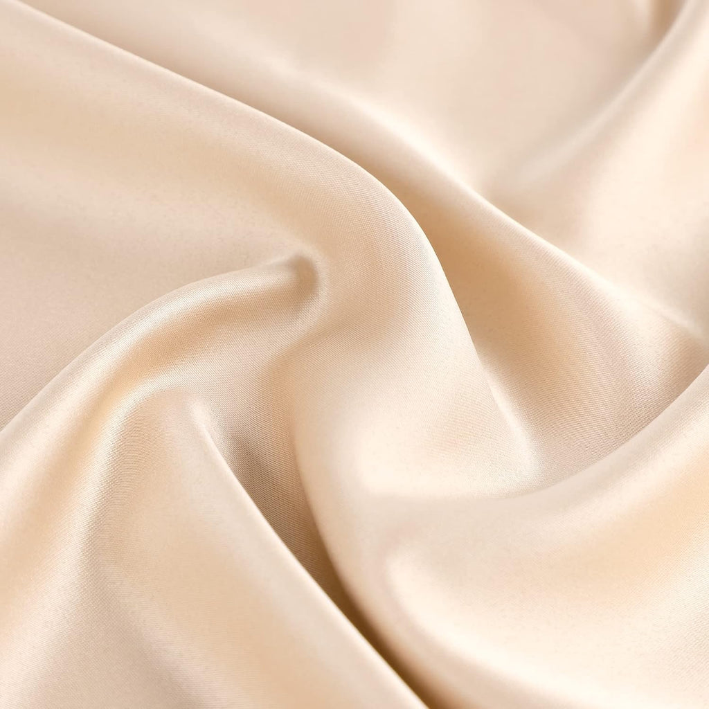 uxcell 2 Pack Silk Satin Pillowcase for Hair and Skin, Cool, Silky, Soft Breathable Pillow Cases King Size 20x36 Inch Sateen Pillowcase Lig…