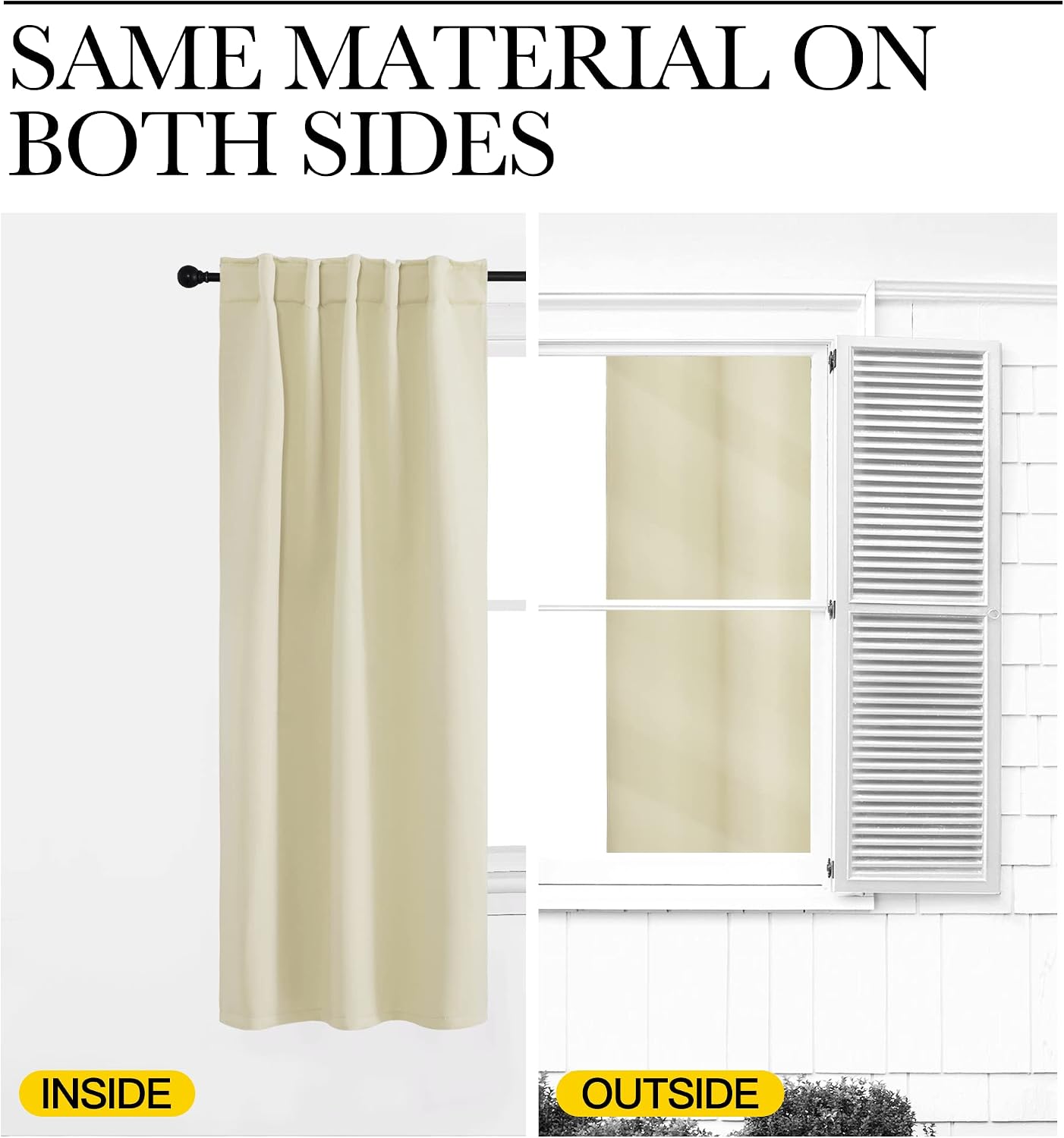Nicetown Extra Long and Wide Room Darkening Curtains for Patio Sliding Glass Door, Window Treatment Curtains and Draperies with Rod Pocket…