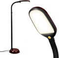 Brightech Litespan - Bright LED Floor Reading Lamp for Over Chair Crafts and Reading, Estheticians' Light for Lash Extensions, Adjustable S…
