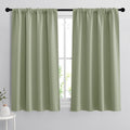 Rybhome RYB HOME Room Darkening Kitchen Curtains 45 inch Length, Durable Privacy Window Drapes Thermal Insulated Panels Farmhouse Decor for…