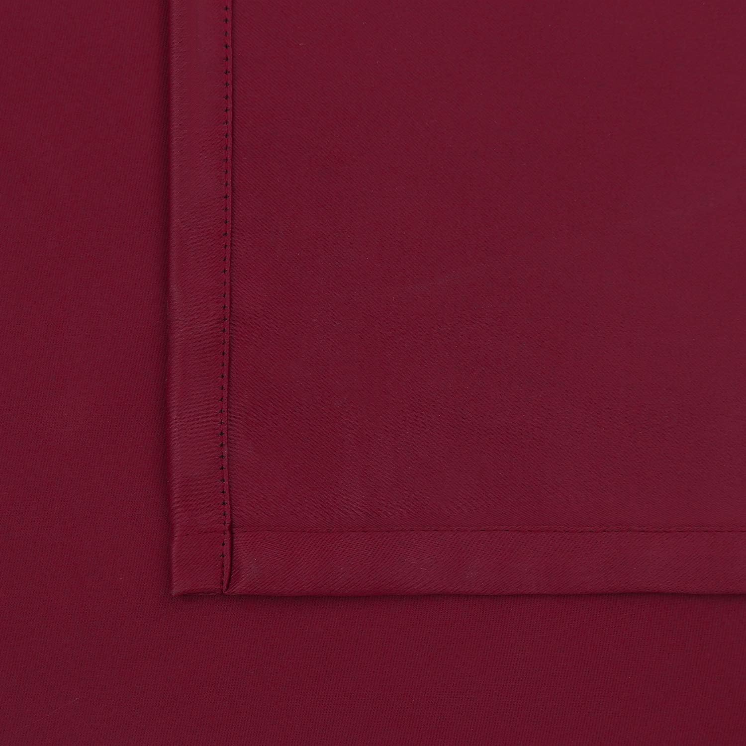 BGment Burgundy Balckout Curtains 36 Inch Length for Half Windows - 34 x 36 inch Rod Pocket and Back Tab Thermal Insulated Room Darkening S…