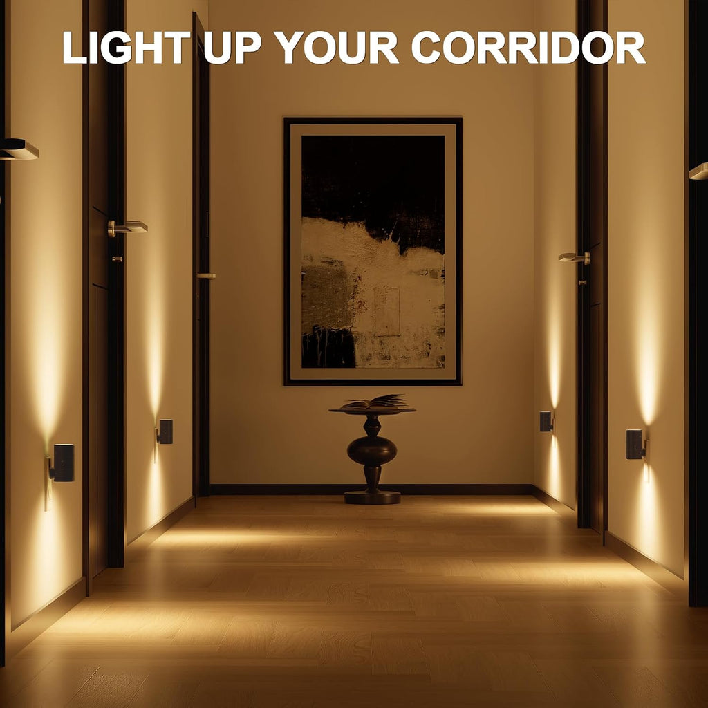 Niorsun Night Lights Plug into Wall, Dimmable with 3 Color Modes & Auto On/Off Sensor, Ultra- Nightlight for Hallway, Bathroom, Bedroom…