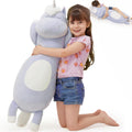 MorisMos Unicorn Body Pillow, 36.2'' Plush Unicorn Stuffed Animal, Super Soft Animal Pillow for Girl Kid, Giant Stuffed Animal Gifts for…
