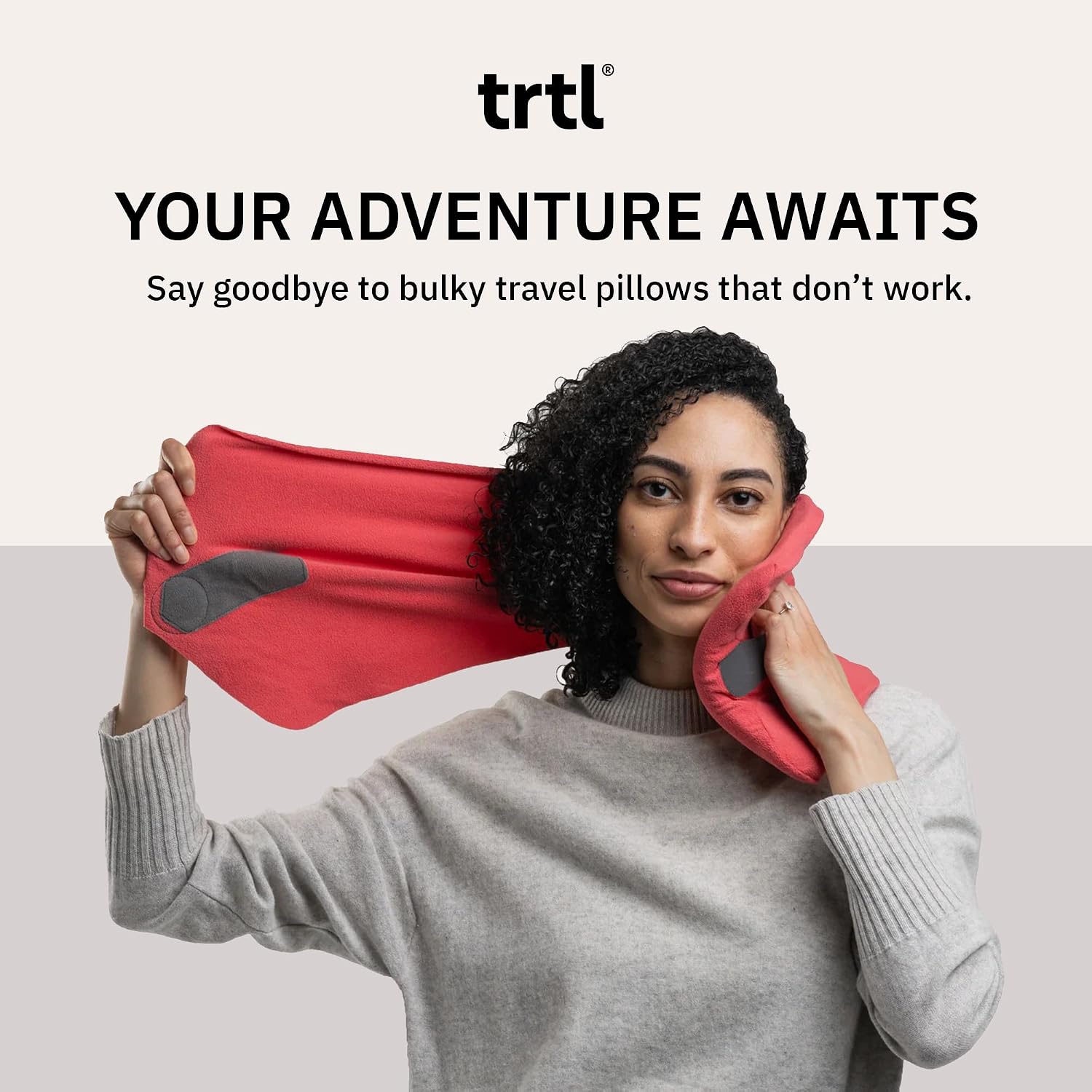 Trtl Pillow - designed for everyday use, Super Soft Neck Support Travel Pillow for Airplanes - Lightweight and Machine Washable…