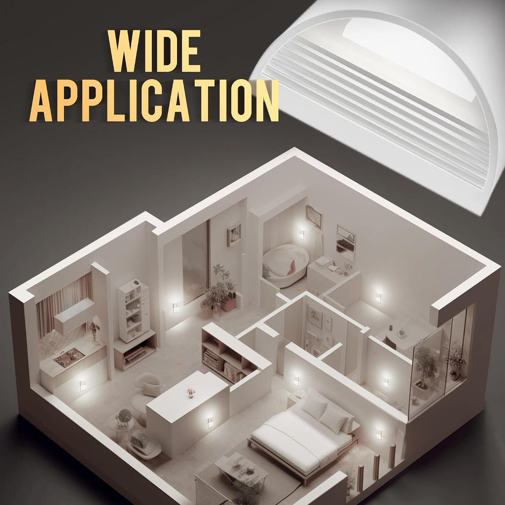 DORESshop LED Night Light[2 Pack], Night Lights Plug into Wall, 3 Level Brightness Adjustable Plug in Night Light, Dusk to Dawn Sensor…