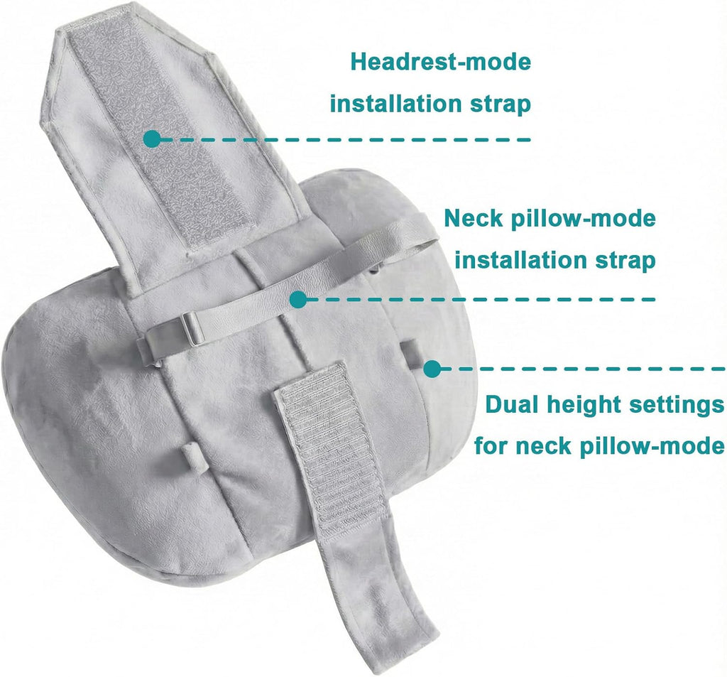 WELBRIT 2PCS Car Pillow for Car Neck Pillow for Driving Seat Neck Support Soft Cushion Back Support Head-Rests for Vehicle Sleeping…