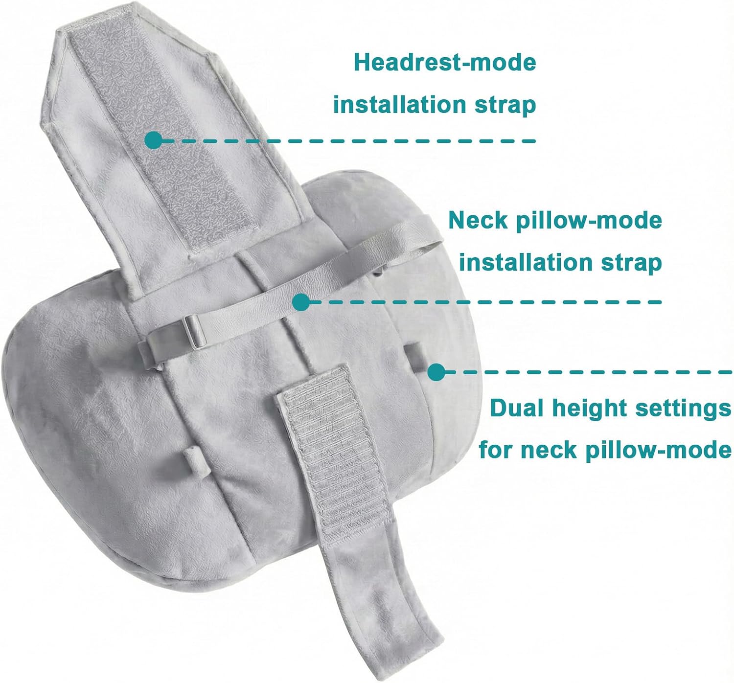 WELBRIT 2PCS Car Pillow for Car Neck Pillow for Driving Seat Neck Support Soft Cushion Back Support Head-Rests for Vehicle Sleeping…